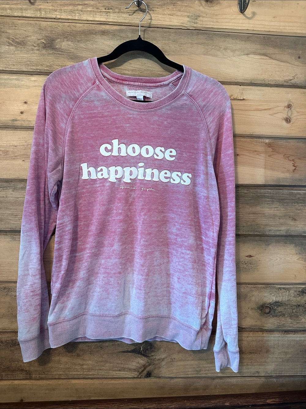 Spiritual Gangster Pink Ombre Crewneck Sweatshirt